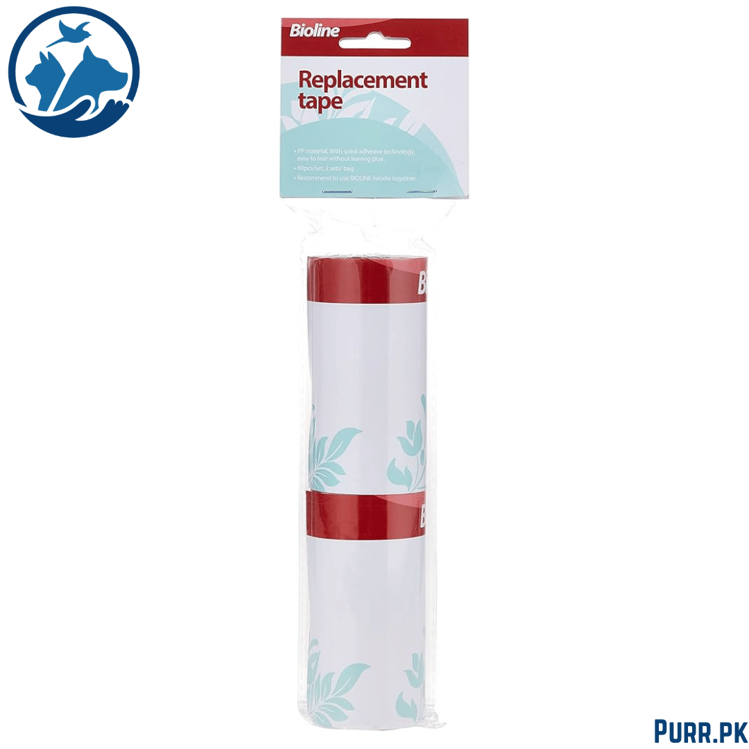 Bioline Pets Clean &amp; Clear Replacement Tape For Pet Roller