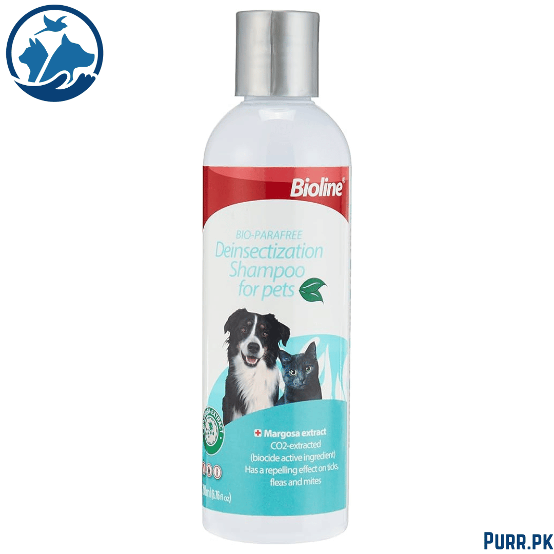 Bioline Pets Flea &amp; Tick Deinsectization Shampoo 200 ml