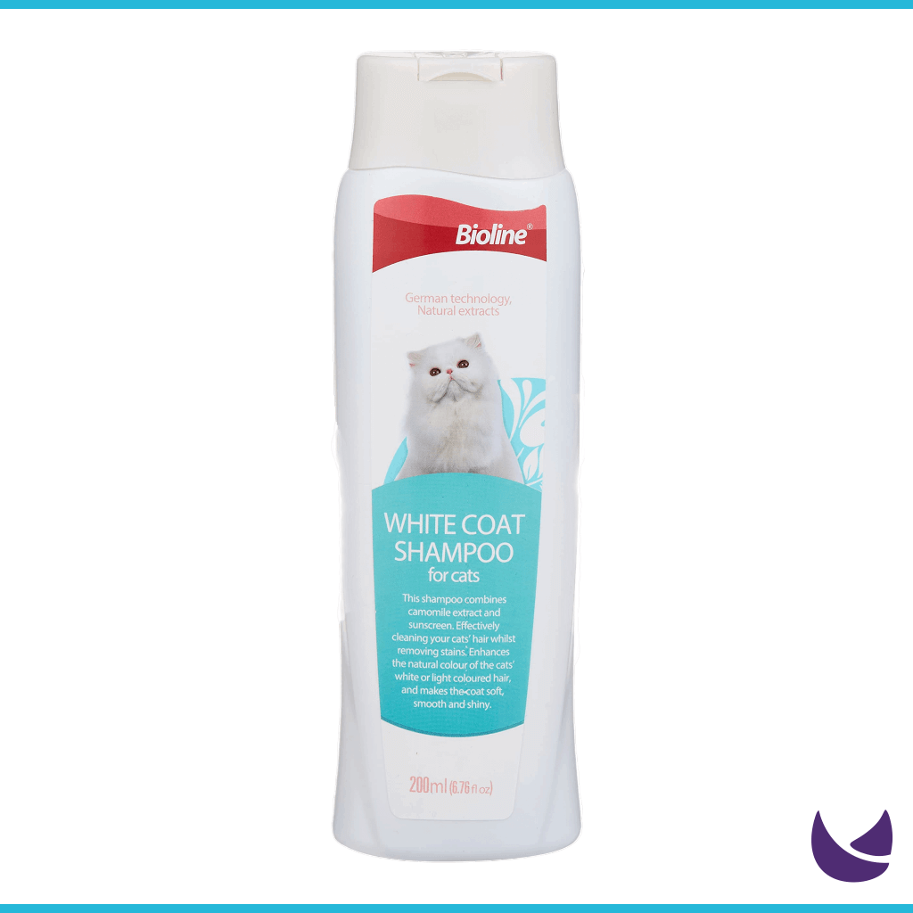 Bioline White Coat Shampoo for Cats - 200ml