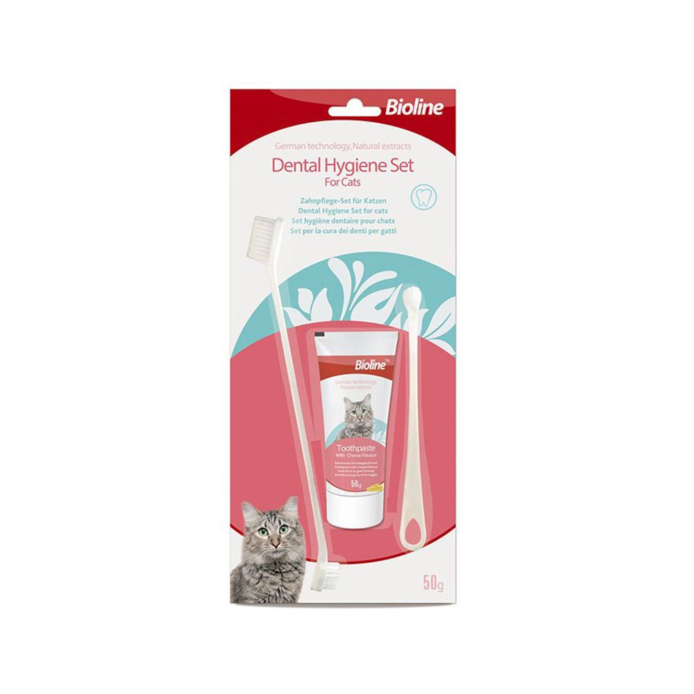 Bioline Dental Hygiene Set For Cat - 50g