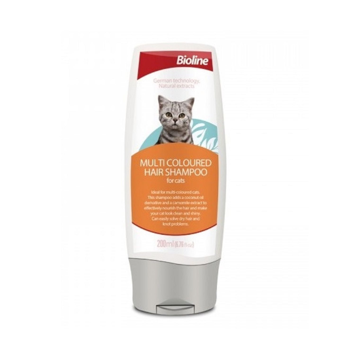 Bioline Multi Coloured Hair Shampoo for Cat - 200ml