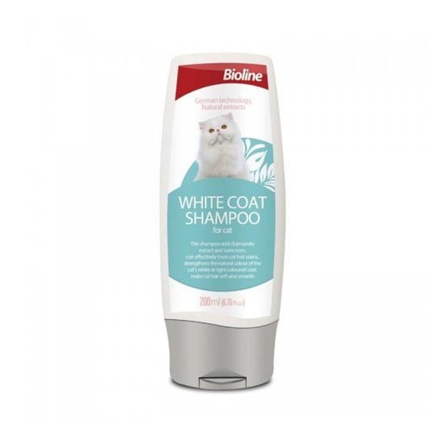 Bioline White Coat Shampoo For Cat - 200ml
