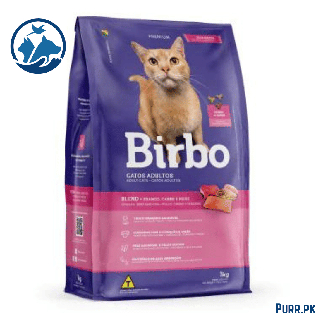 Birbo Adult Cat Food – Chicken, Beef &amp; Fish (1Kg, 7Kg, 15kg)