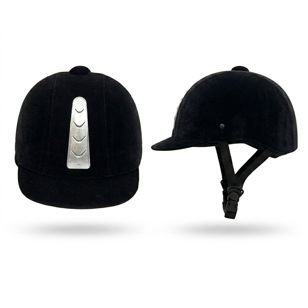 Blitz Velvet Helmet β Classic Velvet Horse Riding