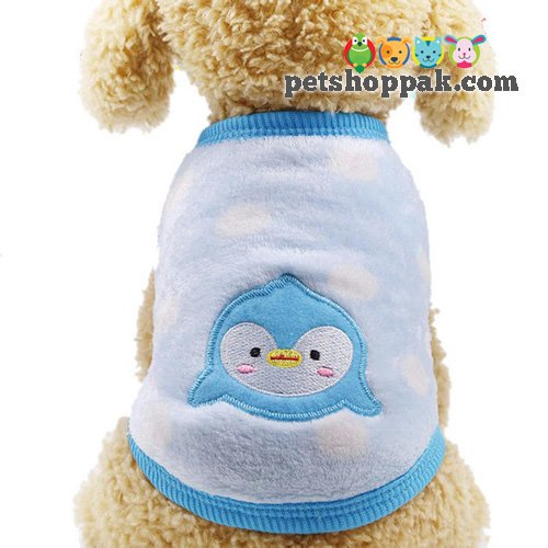 Blue Birdy Warm Vest for Pets