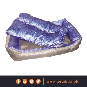 Blue & Black Bed for Pets
