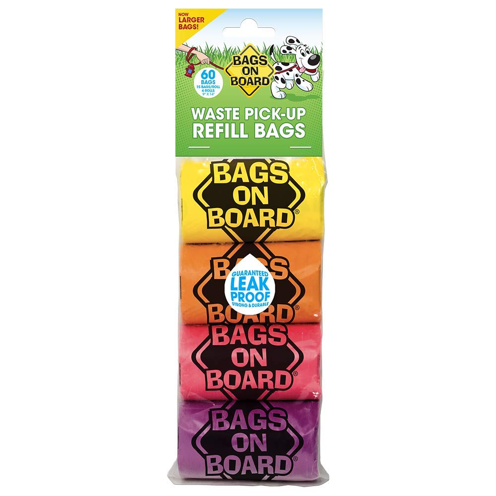 BOB Refill Bags Rainbow Roll 60 bags (4×15)