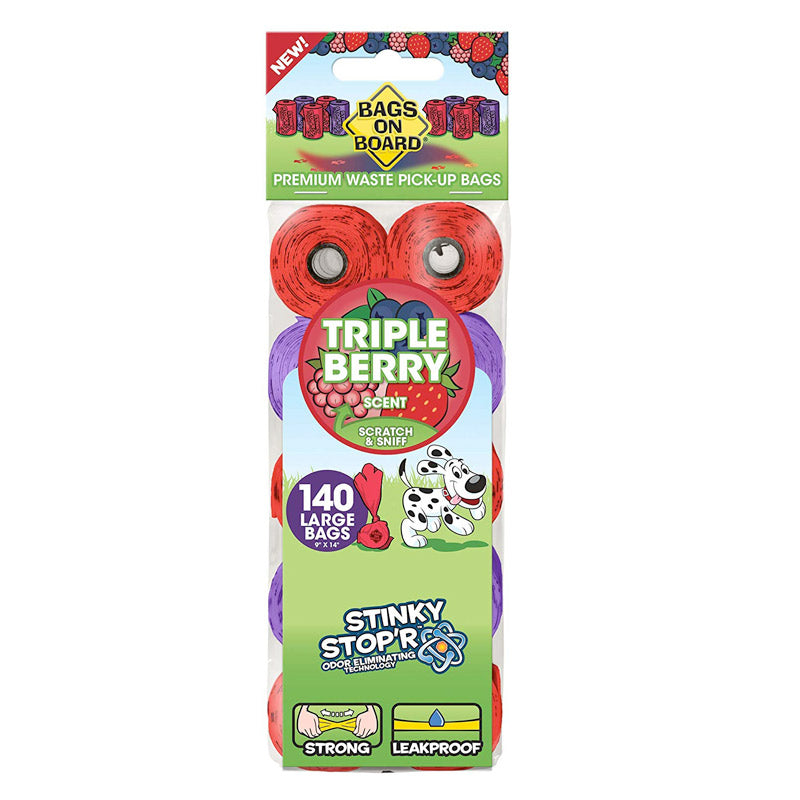 BOB Refill Bags Triple Berry 140 bags ( 10 x 14 )