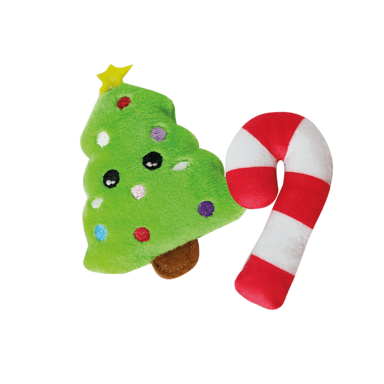 BOBBY Christmas Cat Toy Cartoon 8cm, 2pcs