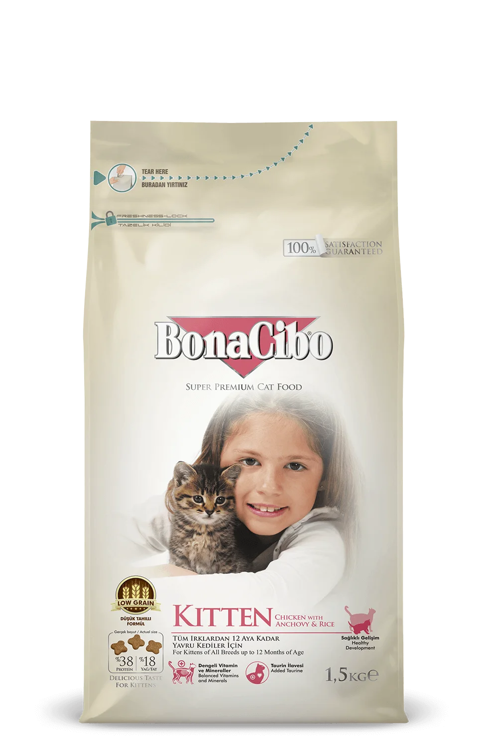 Bonacibo Kitten Food – Healthy Growth Formula for Kittens
