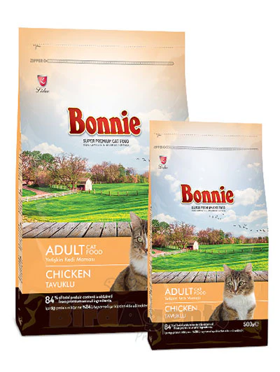 Bonnie Adult catfood chicken in defferent weight
