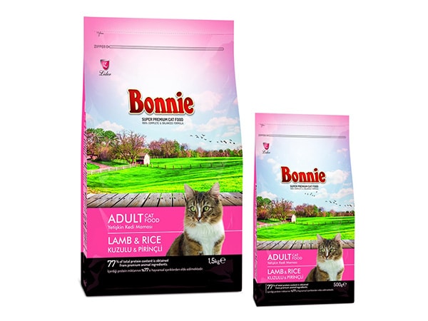 BONNIE ADULT CAT FOOD LAMB AND RICE
