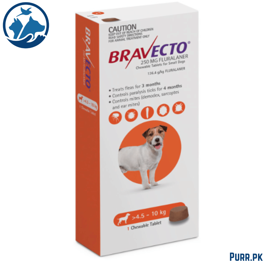 Bravecto 4.5-10KG (1 Tab in Box)