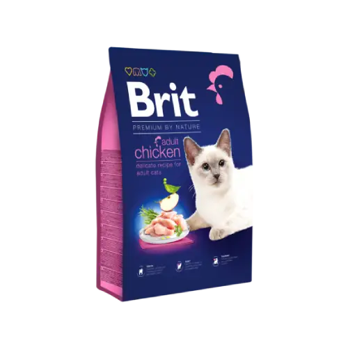 Brit Premium By Nature Adult Cat Food Chicken