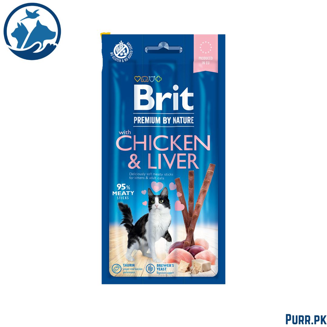Brit Premium by Nature Cat Sticks with Chicken &amp; Liver