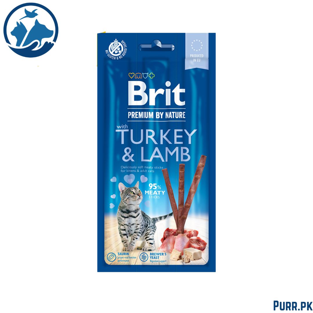 Brit Premium by Nature Cat Sticks with Turkey &amp; Lamb