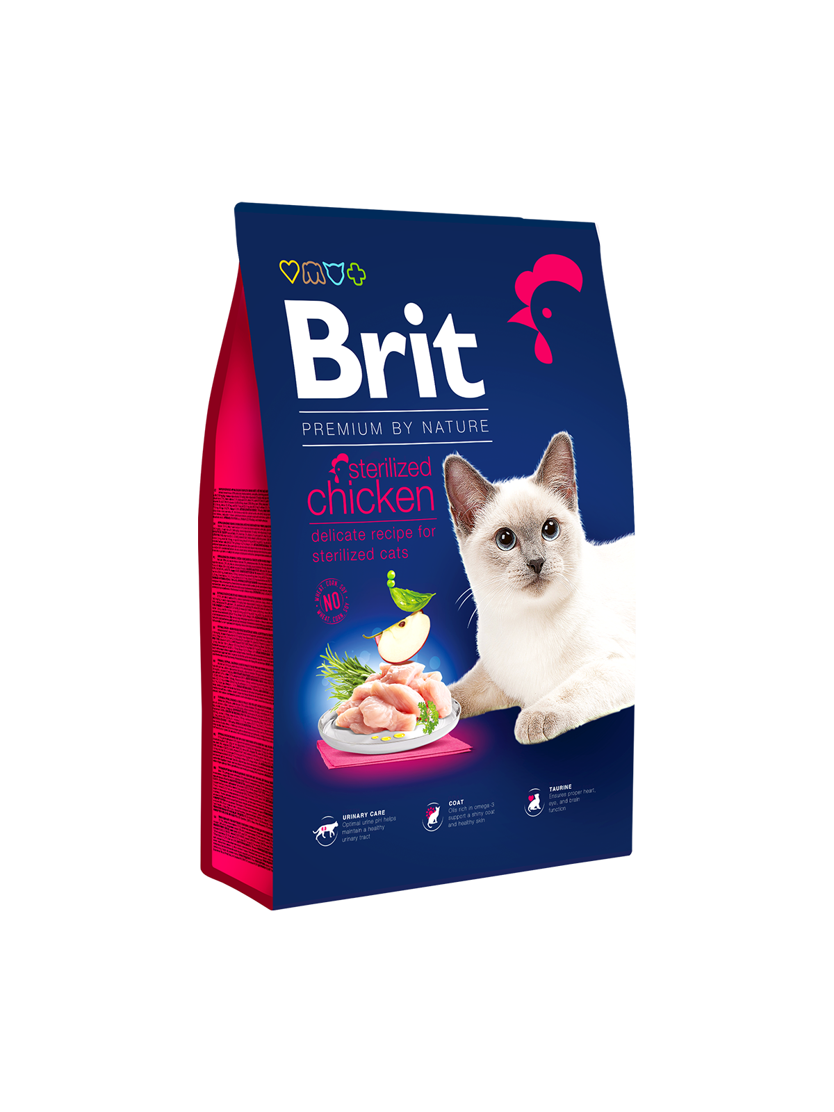 Brit Premium By Nature Sterilized Adult Dry Cat Food-Chicken (1.5kg)