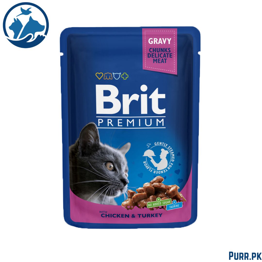 Brit Premium Cat Pouch with Chicken &amp; Turkey