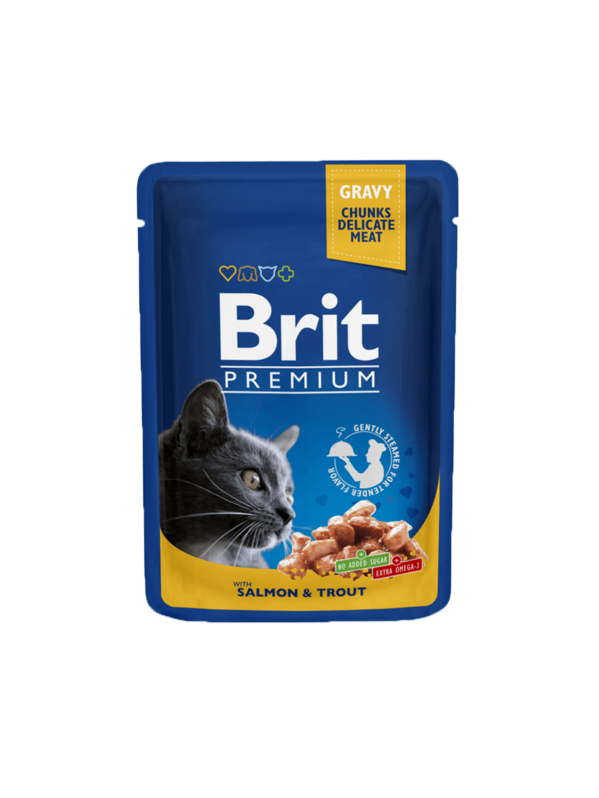 Brit Premium Cat Pouches with Salmon & Trout