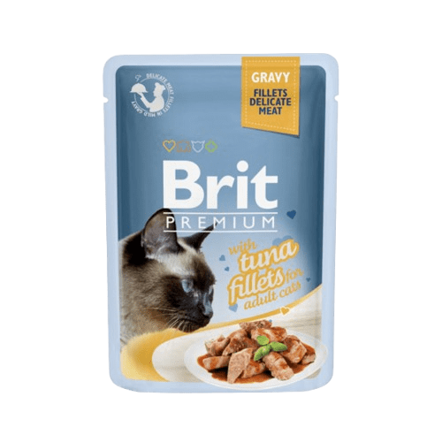 Brit Premium Jelly With Tuna Fillets For Adults Cats