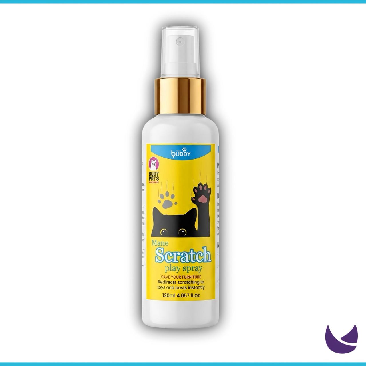 Buddy Pets Scratch Play Spray for Cats