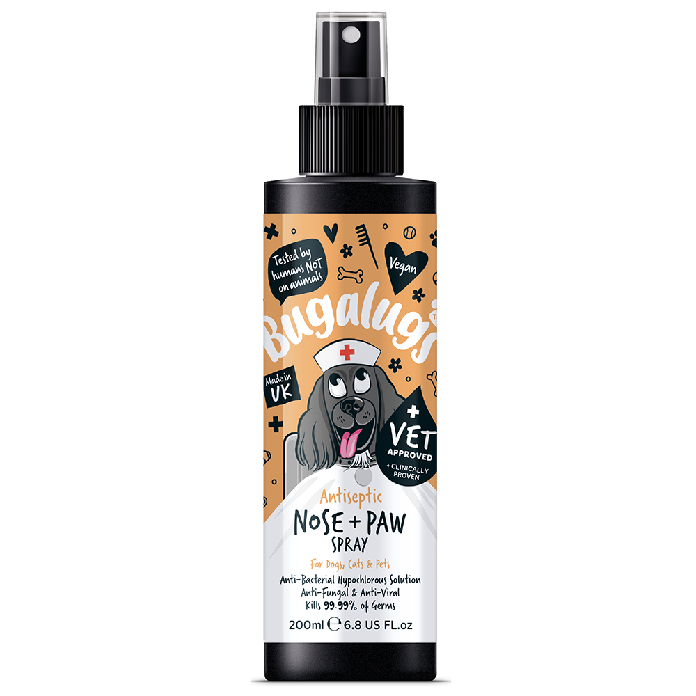 Bugalugs Antiseptic Paw & Nose Spray 200ml (6.8 Fl Oz)