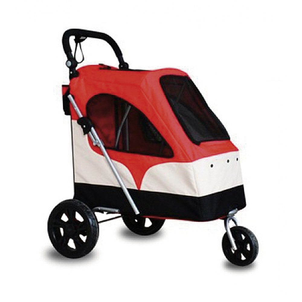 DOG STROLLER BUGGY DELUXE M RED – 20 KG