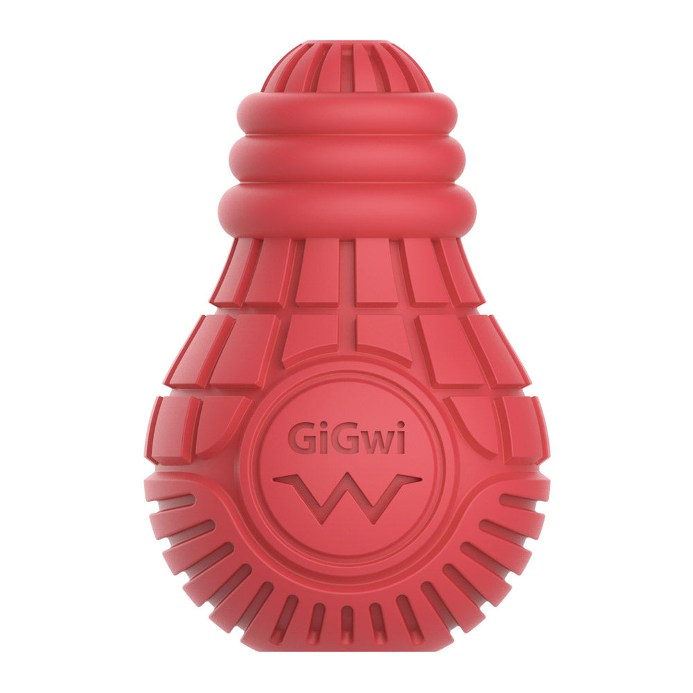 Red Bulb Dispensing Treat Dog Toy Medium