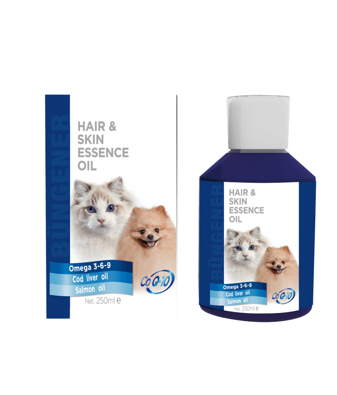 Bungener Hair & Skin Essence Oil For Cats & Dogs - 250ml (Fish Oil)