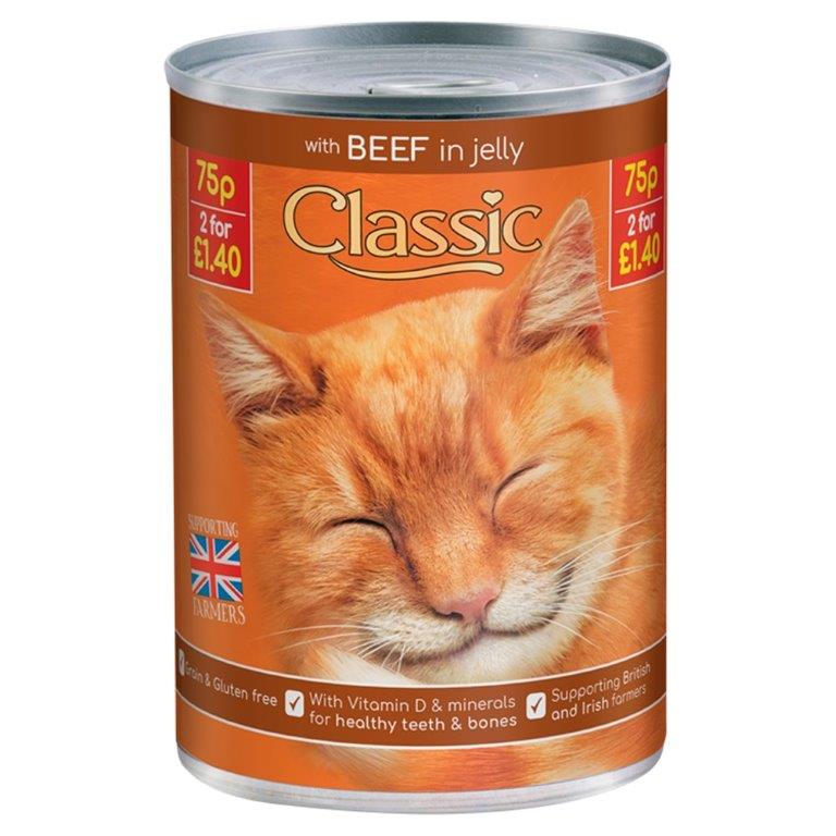 Classic Jelly with Beef Cats