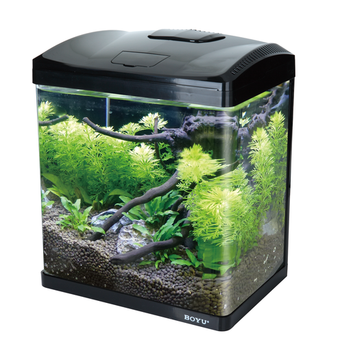 Boyu Aquarium EC-Series(Without Cabinet)[Color – Black,Dimension – 382x261x450mm]