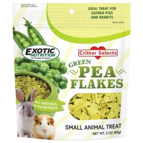 EXOTIC NUTRITION GREEN PEA FLAKES 3OZ