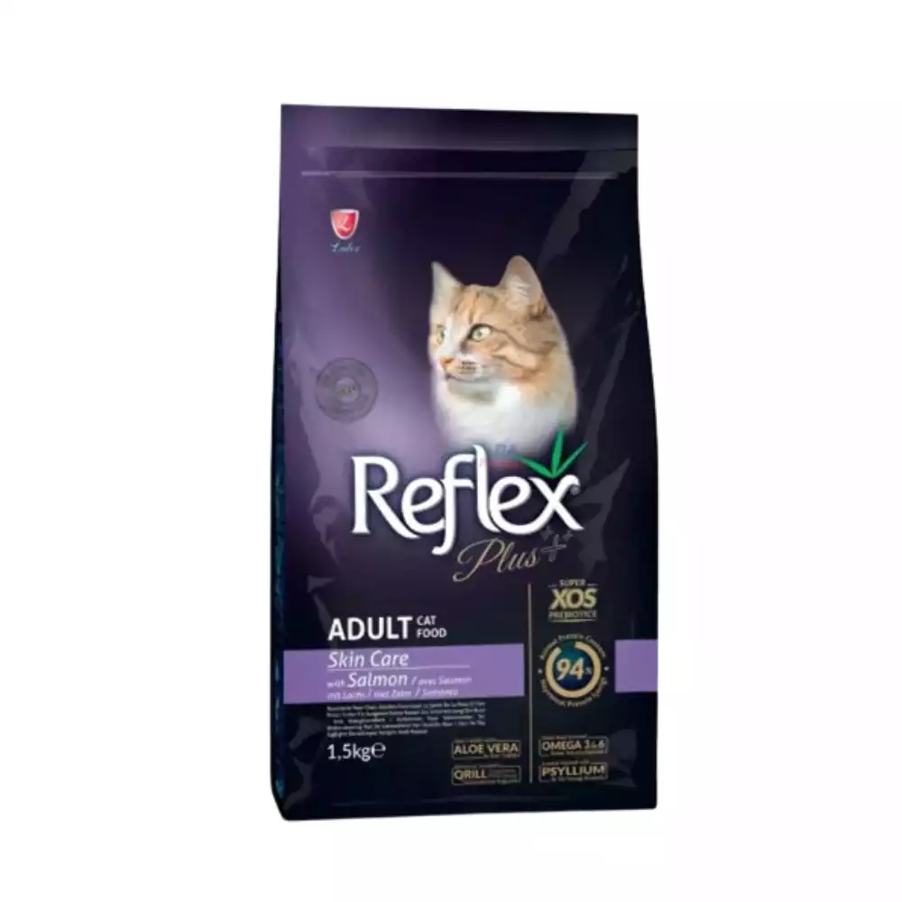 Reflex Plus Adult Cat Food Skincare Salmon