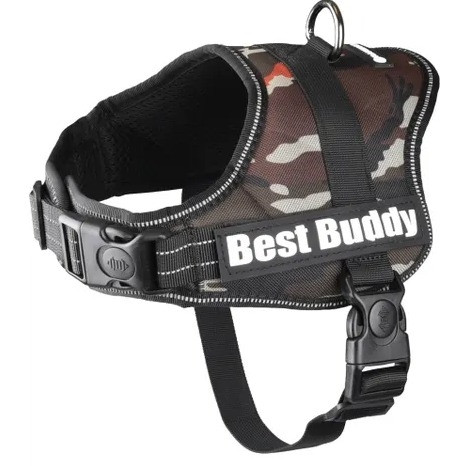 Dog Harness Pluto Jungle camouflage S 40-51cm 50-70cm 12cm 25mm
