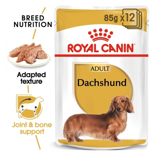 BREED HEALTH NUTRITION DACHSHUND ADULT (WET FOOD - POUCHES)1X85g