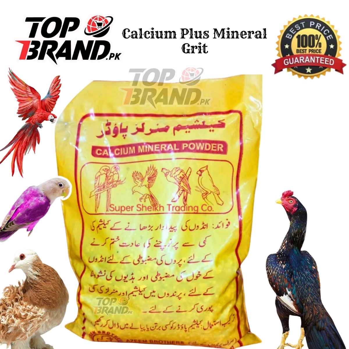 Calcium Plus Mineral Grit for Birds