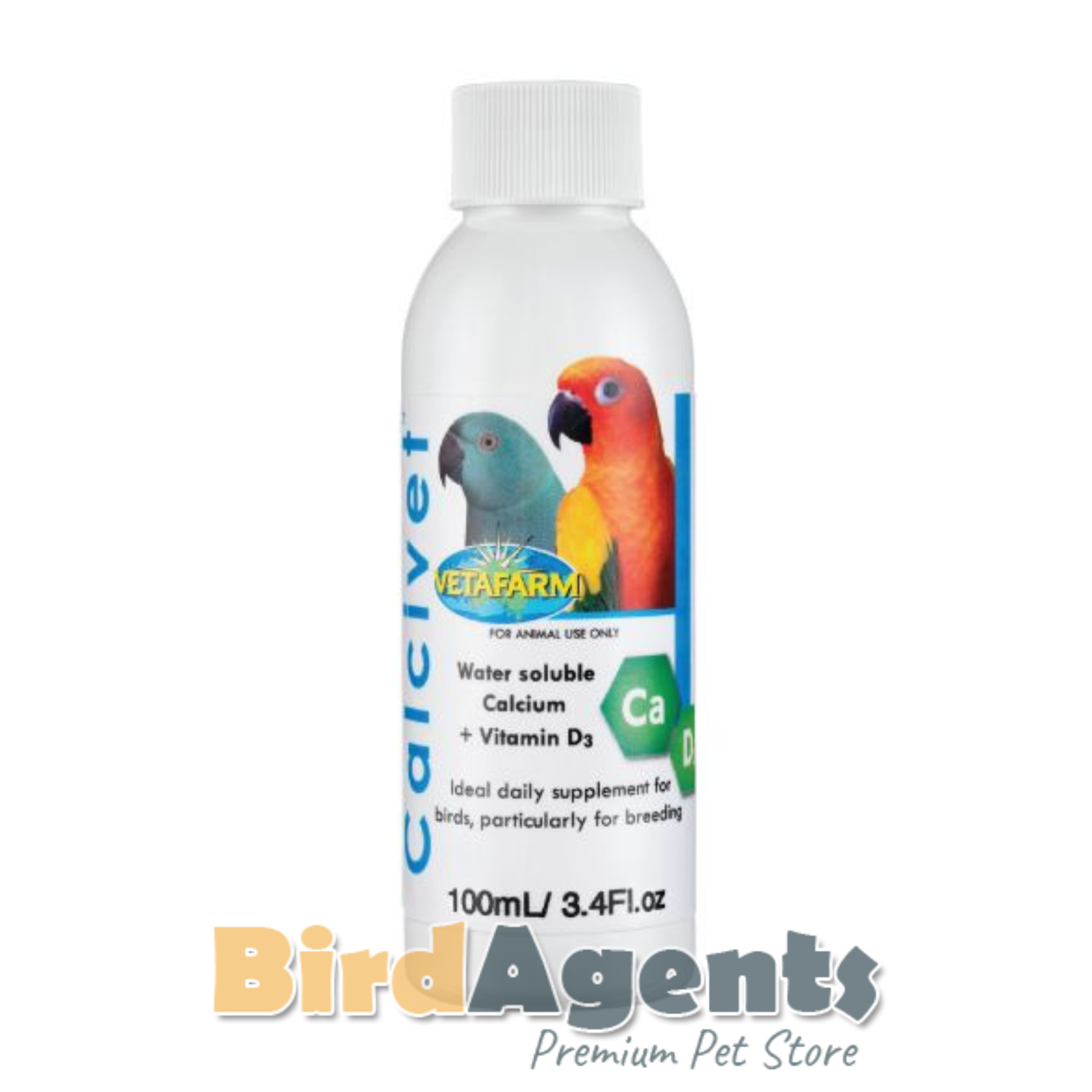 Calcivet β Liquid Calcium & Vitamin D3 Supplement for Birds