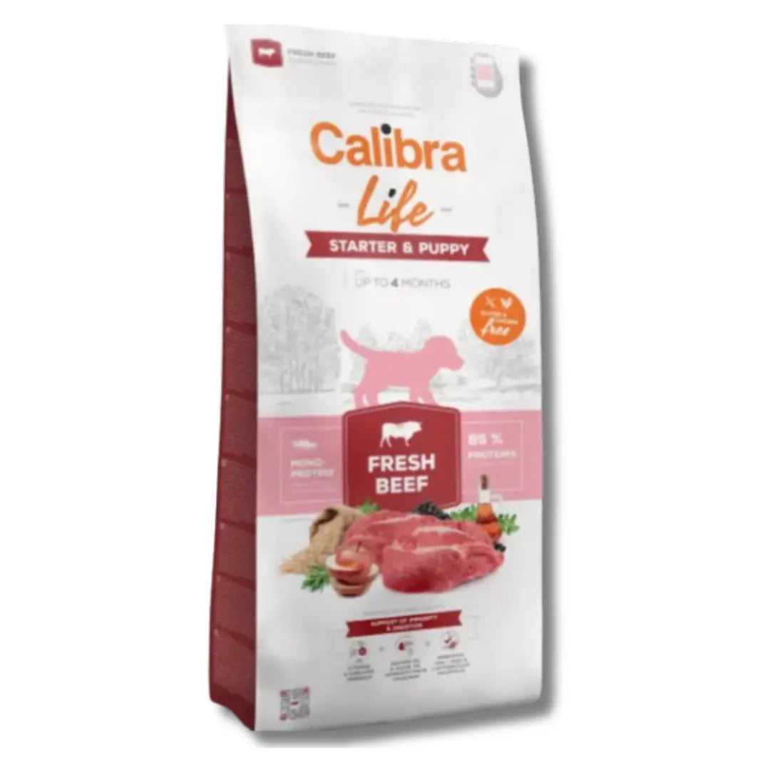 CALIBRA DOG LIFE STARTER & PUPPY FRESH BEEF 2.5KG