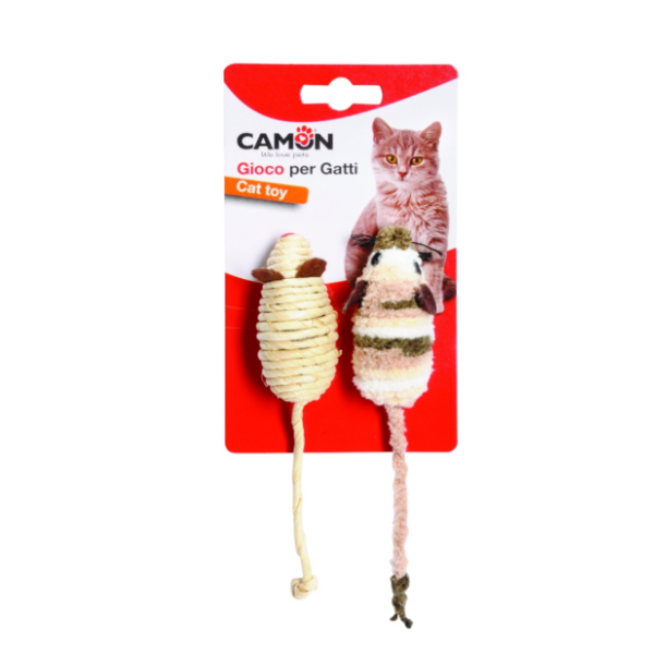 Camon Mice Fabric & Sisal (2P)