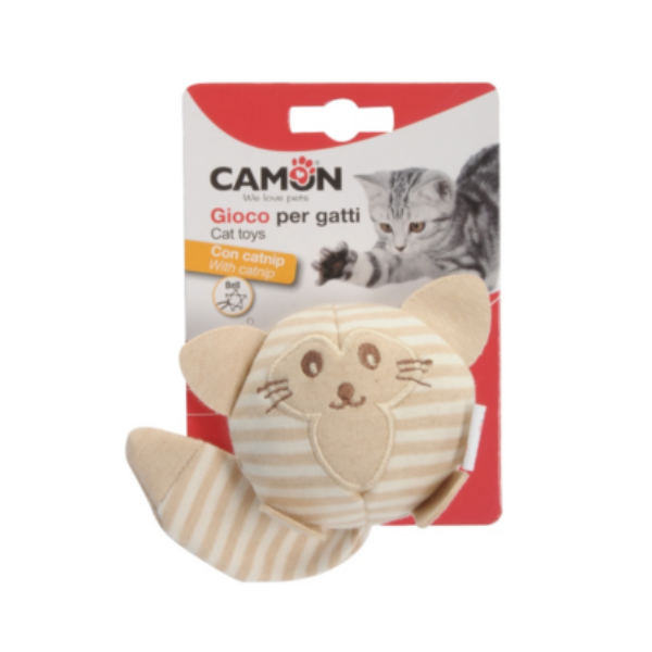 Camon Cat Toy Cat, Mouse and Dog with Bells and Catnip