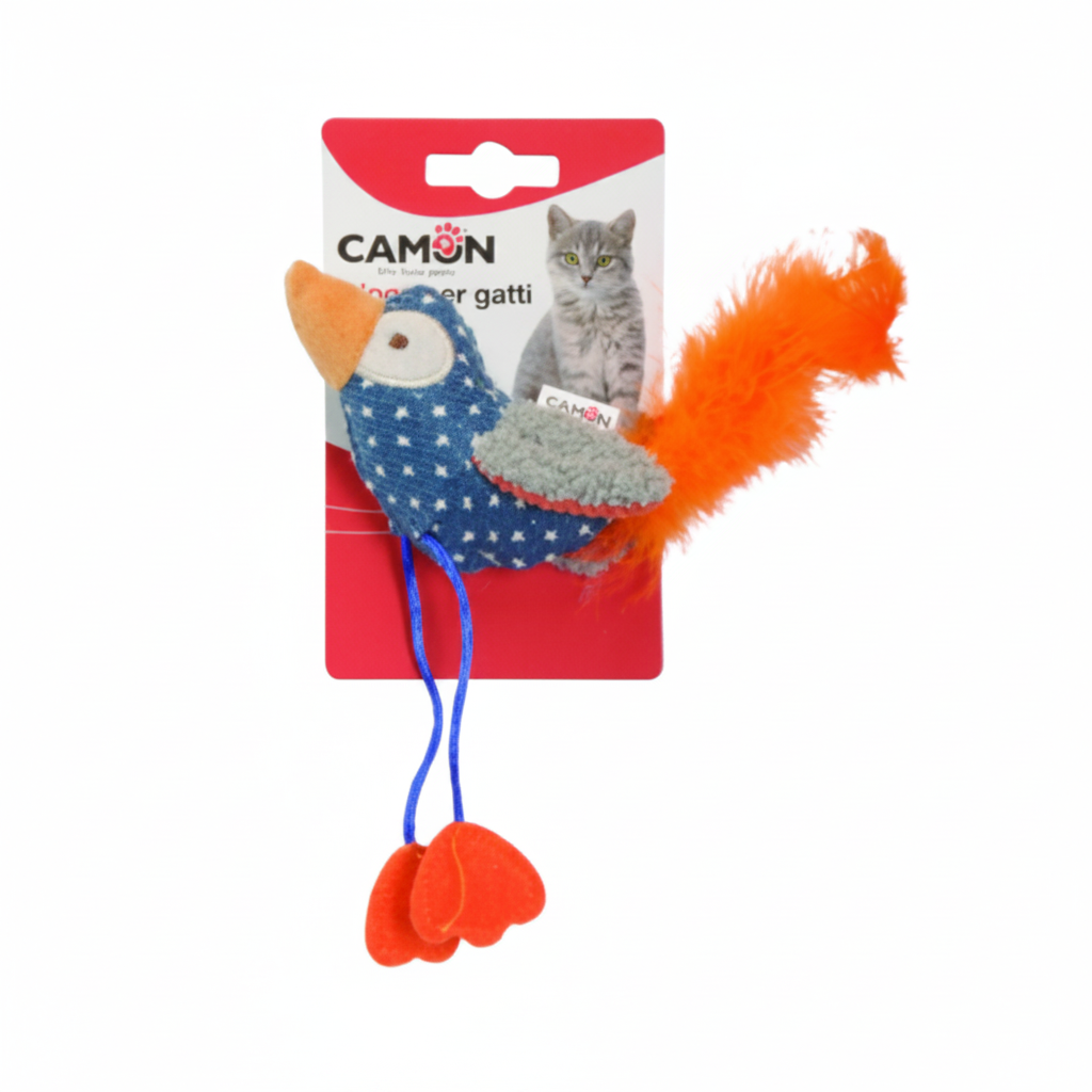 Camon Cat Toy with Catnip -Feathered Bird
