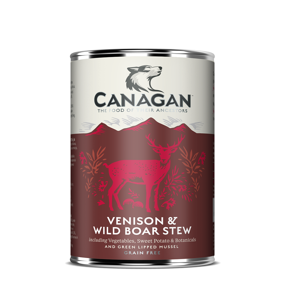 Venison & Wild Boar Stew Wet Food 400g