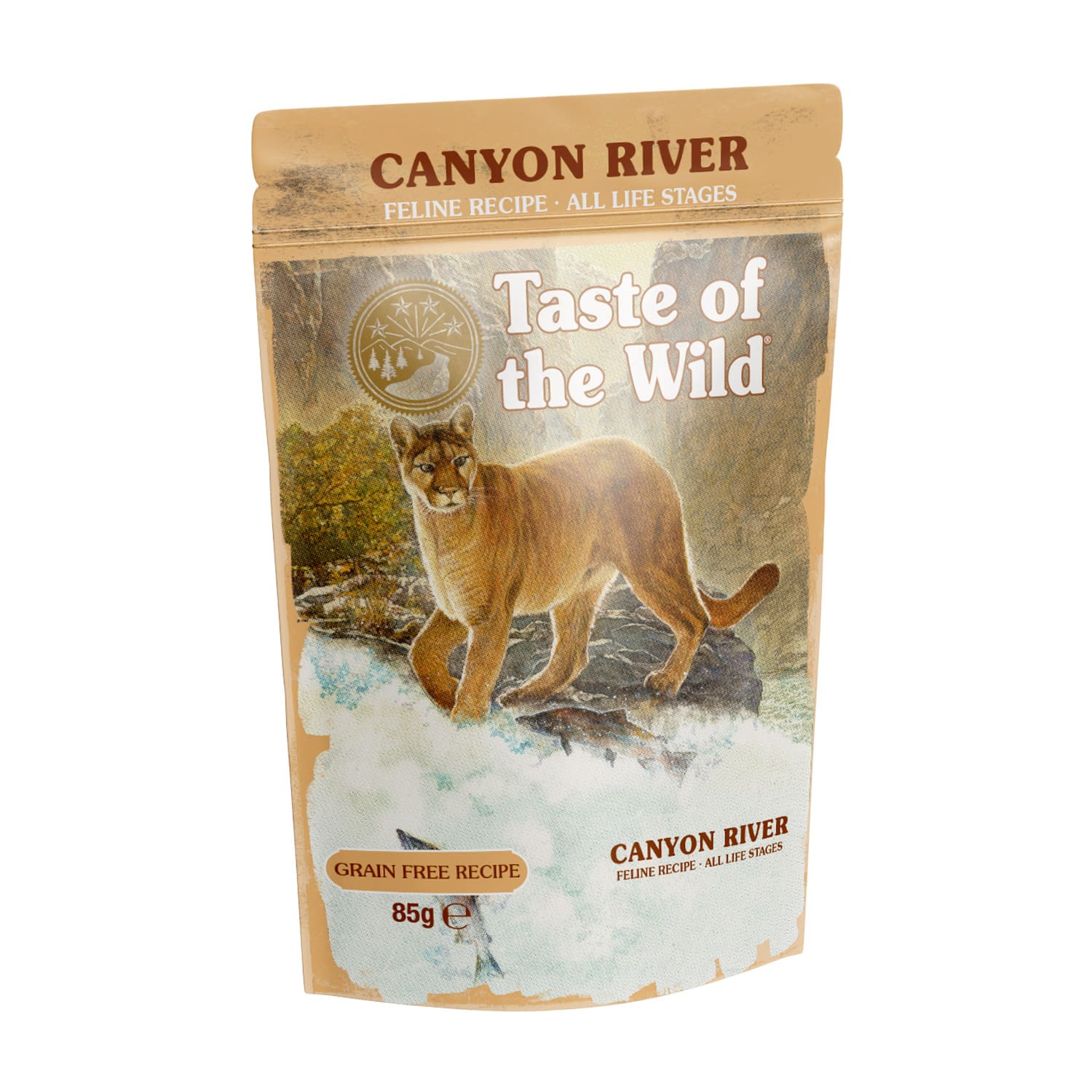 Taste Of The Wild Canyon River Chunks In Gravy Grain-Free Wet Cat Food 12x85g