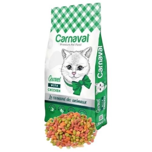 Carnaval Premium Cat Food- Gourmet With Chicken (1.5kg)