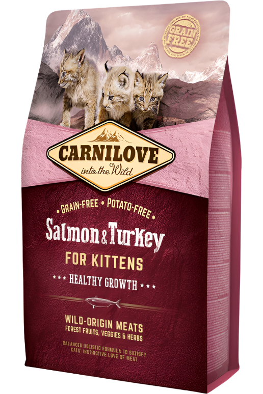 Carnilove Salmon & Turkey Kittens Dry Food