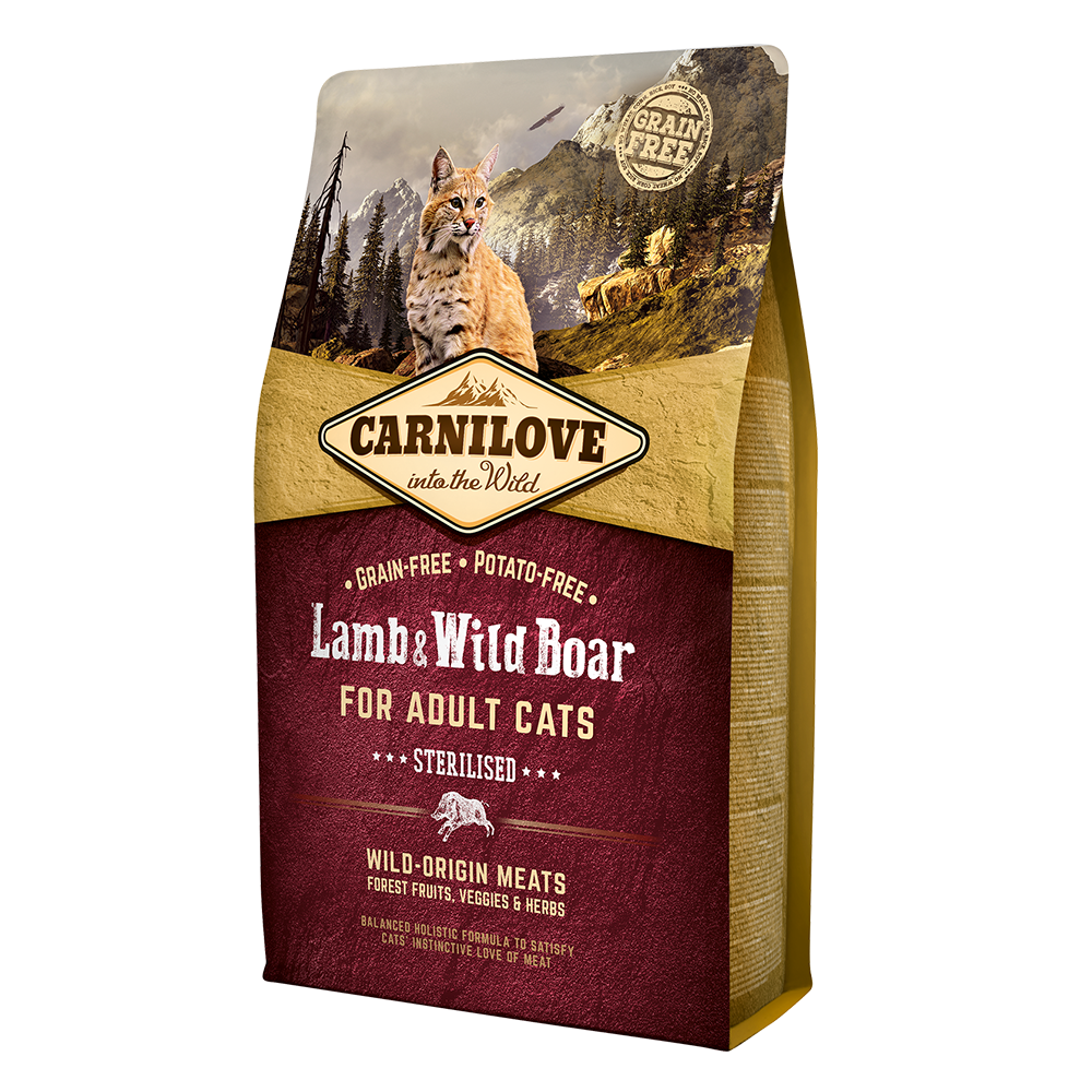 Carnilove Lamb & Wild Boar for Adult Cats 6kg