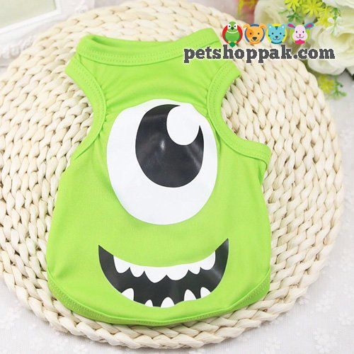 Green Monster Eye Shirt for Pets