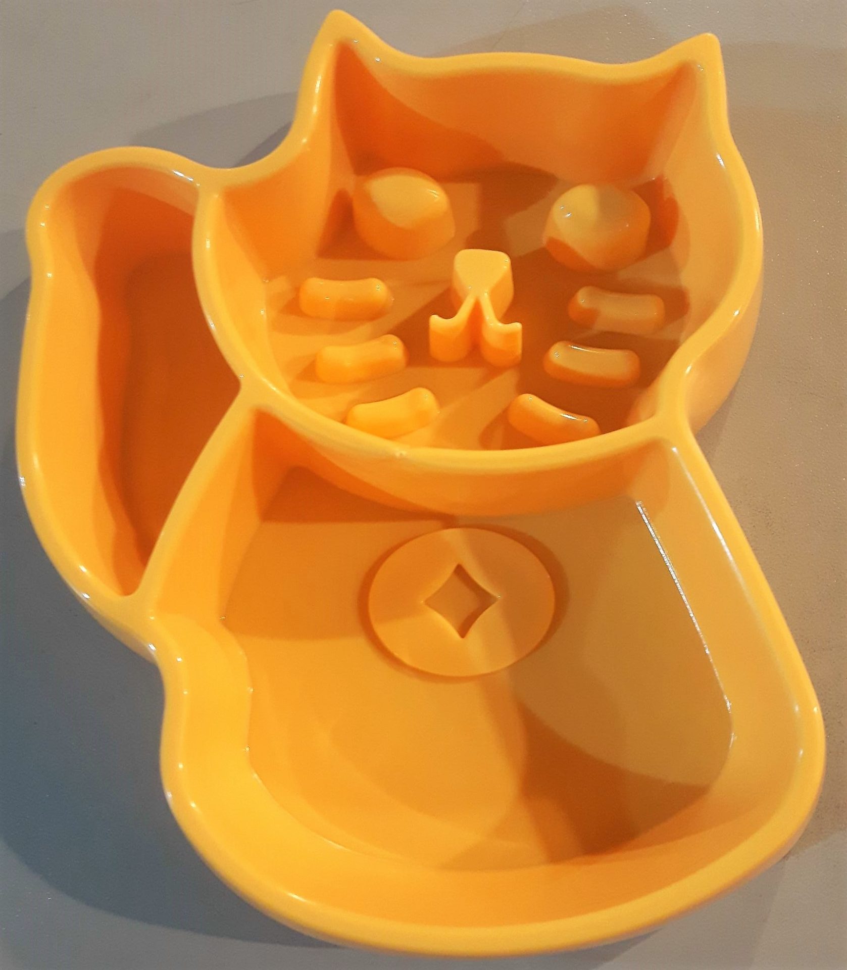 Cat Triple Compartment Bowl