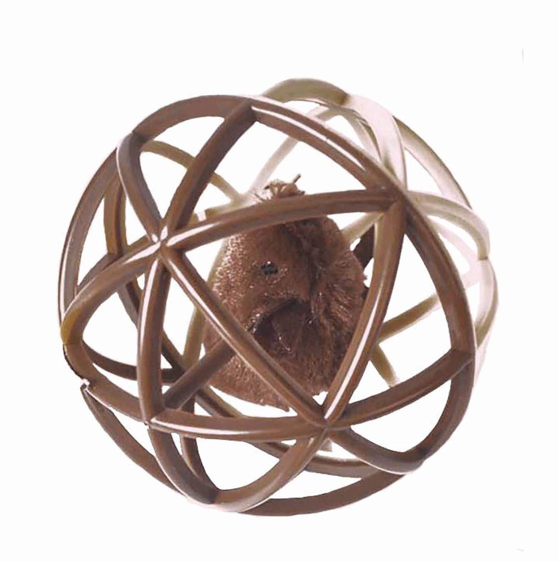 Cat Kitten Cage Ball Toy