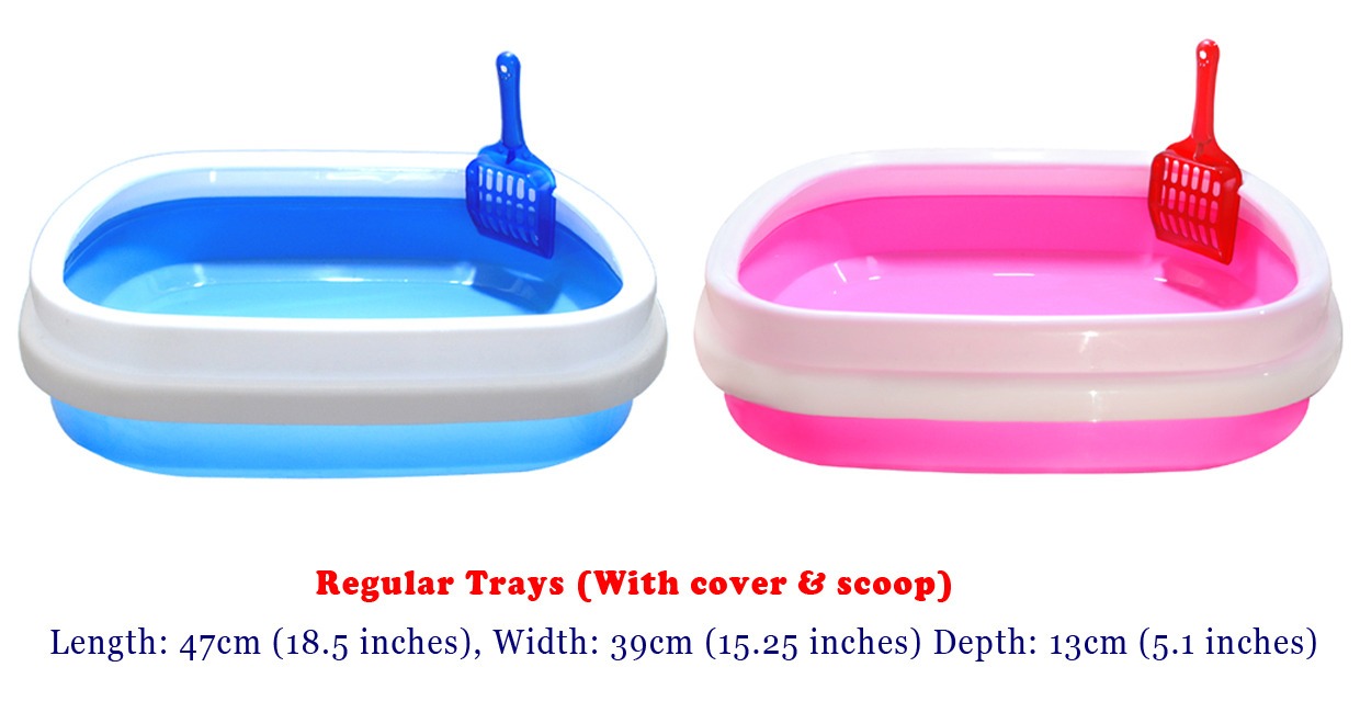 PawComfort Cat Litter Tray With Scoop